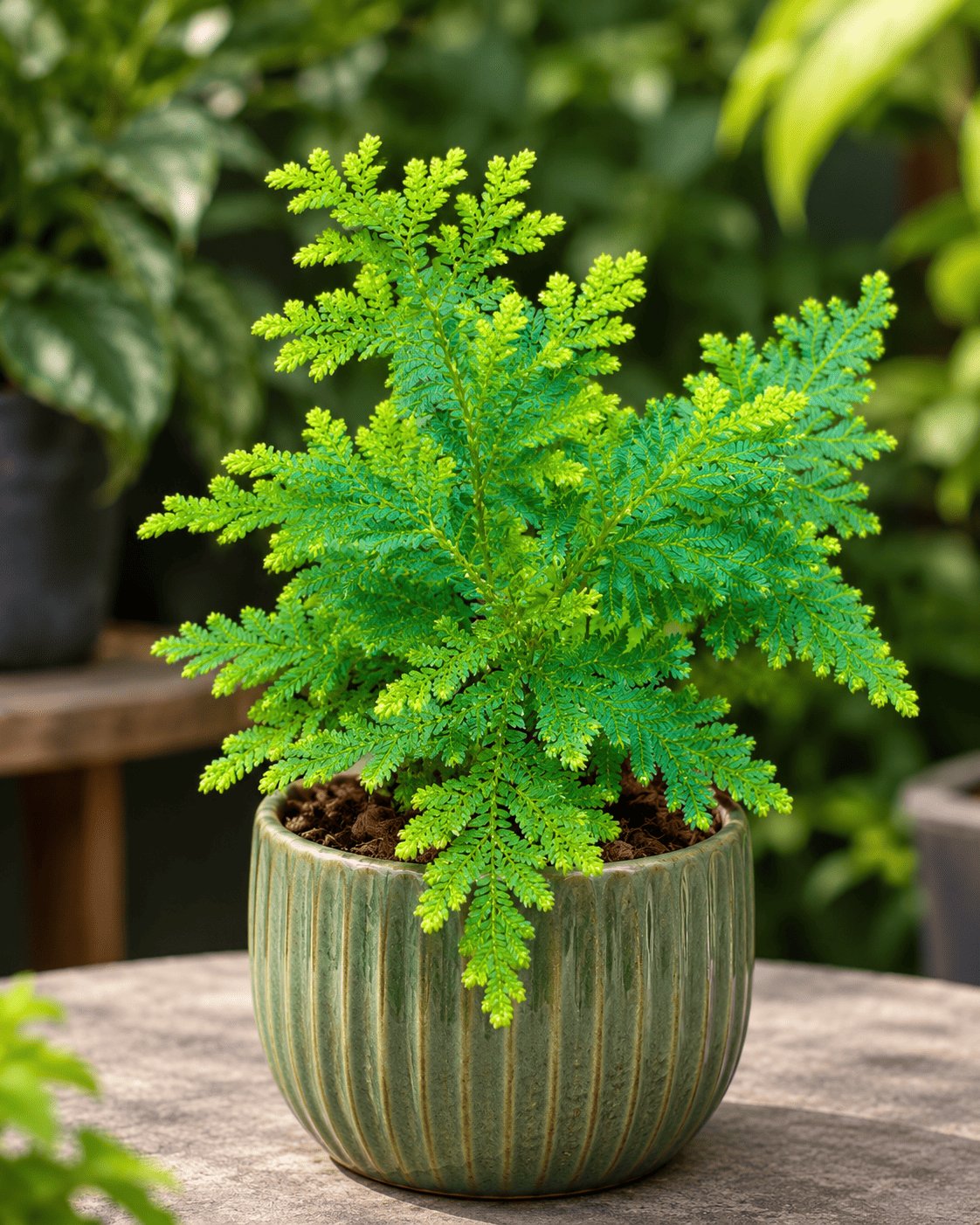 Peacock fern